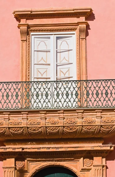 Venneri palace. Gallipoli. Puglia. Italy. — Stock Photo, Image