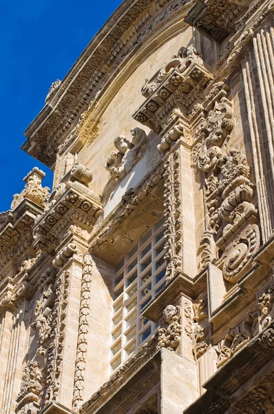 Baziliky svatého Agata. Gallipoli. Puglia. Itálie. — Stock fotografie