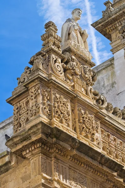 De kathedraal van de basiliek van st. agata. Gallipoli. Puglia. Italië. — Stockfoto