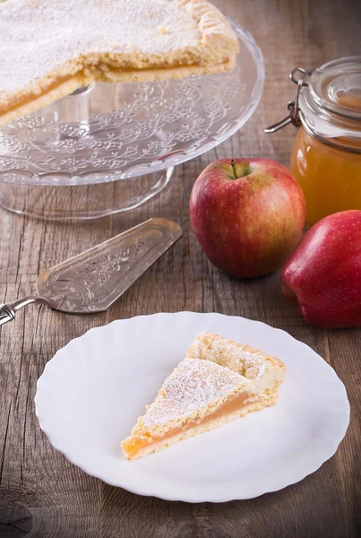 Apple jam tart. — Stock Photo, Image