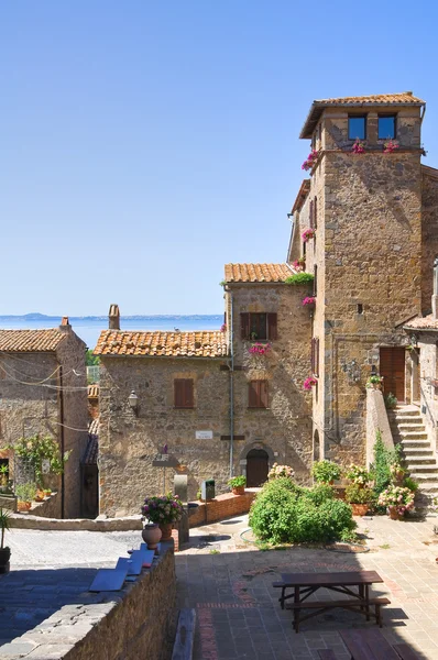 Uličky. Bolsena. Lazio. Itálie. — Stock fotografie