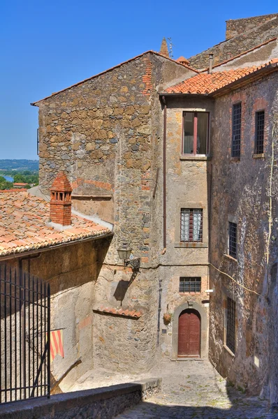 Gränd. Bolsena. Lazio. Italien. — Stockfoto