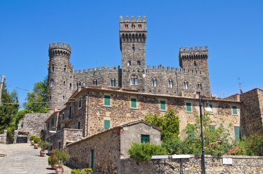 torre alfina Castle. Lazio. İtalya.