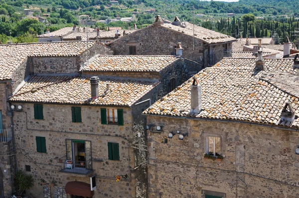 Pandangan Panorama terhadap Bolsena. Lazio. Italia . — Stok Foto