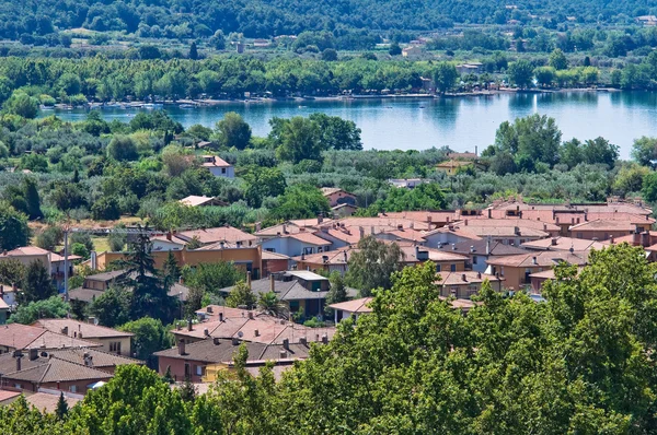 Vue panoramique de Bolsena. Latium. Italie . — Photo