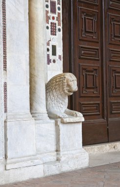 Katedral civita Castellana. Lazio. İtalya.