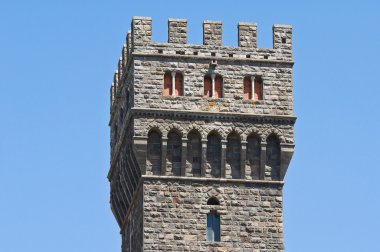 torre alfina Castle. Lazio. İtalya.