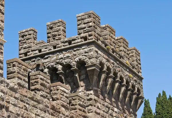 Castelo de Torre Alfina. Lazio. Itália . — Fotografia de Stock