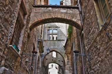 alleyway. Narni. Umbria. İtalya.