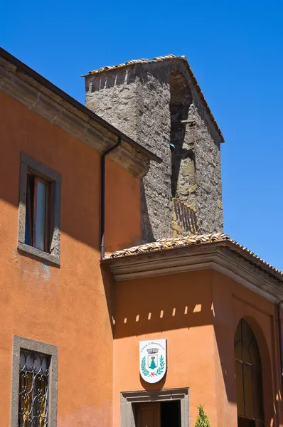 Gebouw van het stadhuis. Montefiascone. Lazio. Italië. — Stockfoto