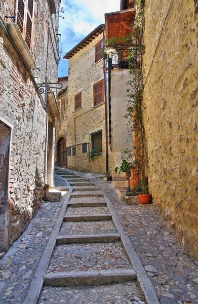 Alleyway. Narni. Umbria. Italy. — Stock Photo, Image