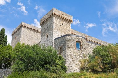 Albornoz Kalesi. Narni. Umbria. İtalya.