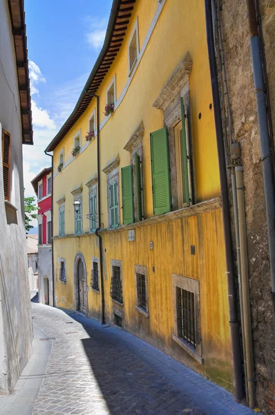 Une ruelle. Narni. L'Ombrie. Italie . — Photo