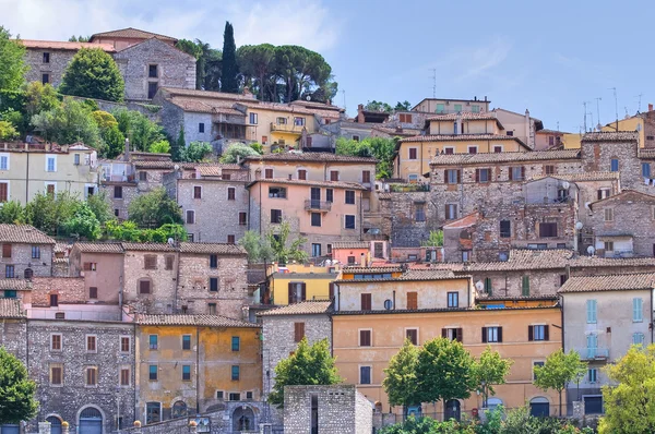 Narni panoramik manzaralı. Umbria. İtalya. — Stok fotoğraf