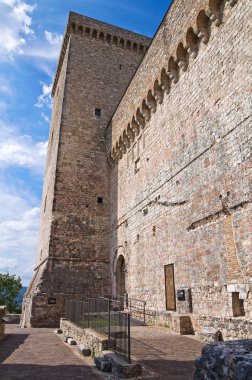 Albornoz Kalesi. Narni. Umbria. İtalya.