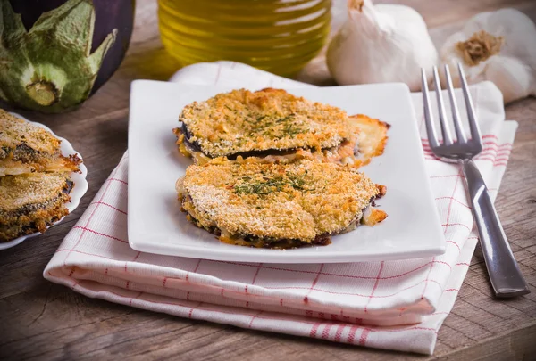 Chuletas de berenjena . —  Fotos de Stock