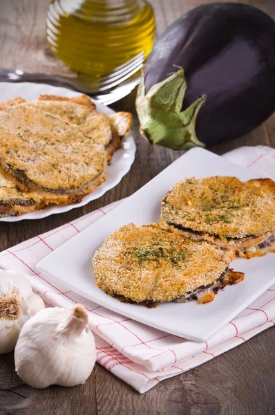 Chuletas de berenjena . — Foto de Stock