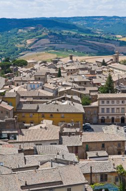 orvieto panoramik manzaralı. Umbria. İtalya.