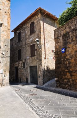 alleyway. Orvieto. Umbria. İtalya.