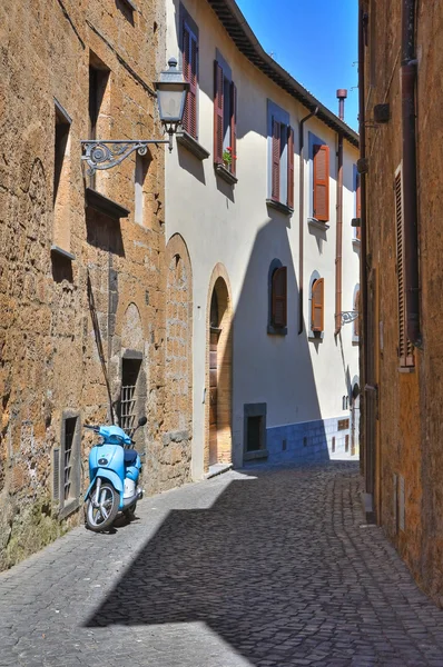 路地。オルヴィエート。ウンブリア州。イタリア. — ストック写真