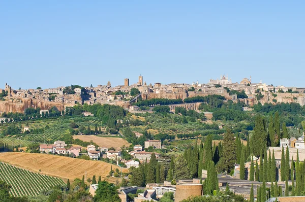 Panoramatický pohled na orvieto. Umbrie. Itálie. — Stockfoto