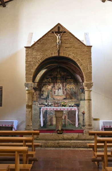 Iglesia de Santa María de Incertis. San Géminis. Umbría. Italia . —  Fotos de Stock