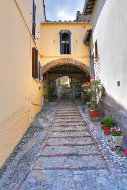 alleyway. Amelia. Umbria. İtalya.