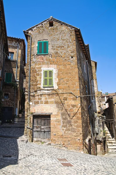 Alleyway. Capranica. Lazio. İtalya. — Stok fotoğraf