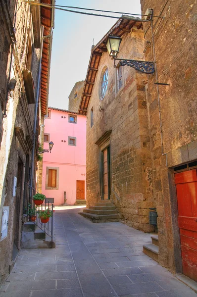 Gasse. vitorchiano. Latium. Italien. — Stockfoto