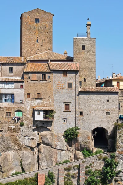 Panoramatický pohled na vitorchiano. Lazio. Itálie. — Stock fotografie