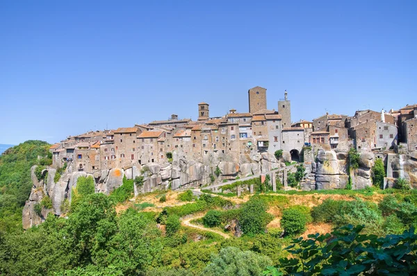 Panoramisch zicht op vitorchiano. Lazio. Italië. — Stockfoto