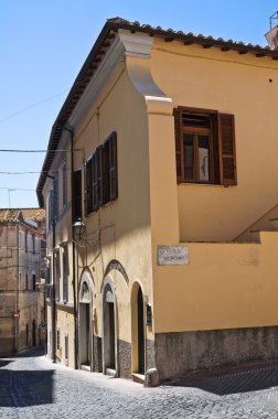 alleyway. Tarquinia. Lazio. İtalya.