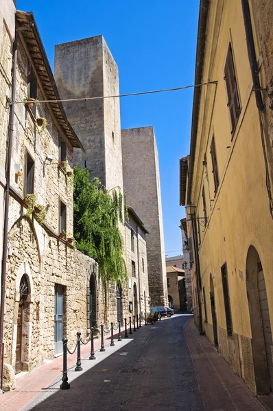 Steegje. Tarquinia. Lazio. Italië. — Stockfoto