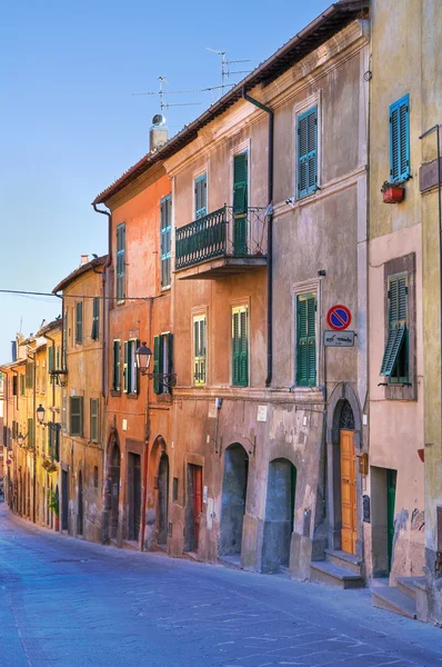 Para o beco. Tuscania. Lazio. Itália . — Fotografia de Stock