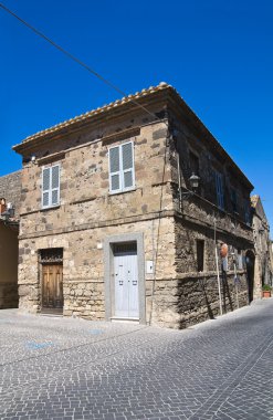 alleyway. Tarquinia. Lazio. İtalya.