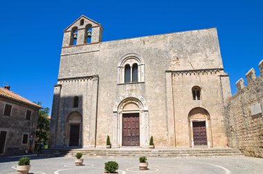 castello Kilisesi St maria. Tarquinia. Lazio. İtalya.