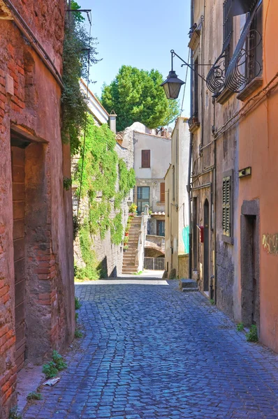 Steegje. Viterbo. Lazio. Italië. — Stockfoto