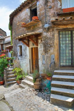 alleyway. Calcata. Lazio. İtalya.