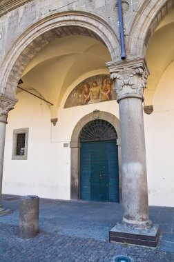 önceki Sarayı. Viterbo. Lazio. İtalya.