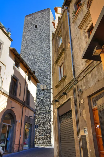 小巷。维泰博。拉齐奥。意大利. — 图库照片