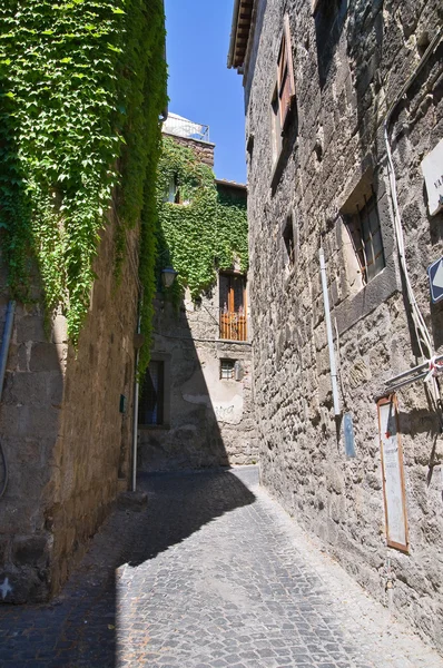 Alleyway. Viterbo. Lazio. Italy. — Stock Photo, Image