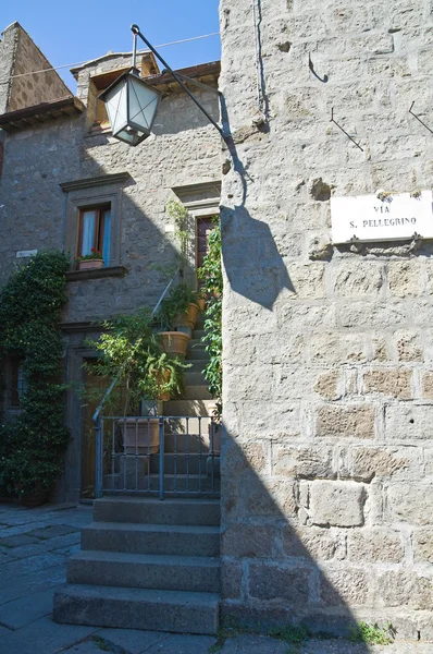Alleyway. Viterbo. Lazio. Italy. — Stock Photo, Image