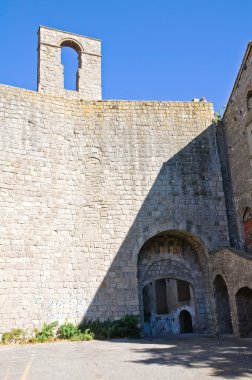 Porta vallia. Viterbo. Lazio. İtalya.