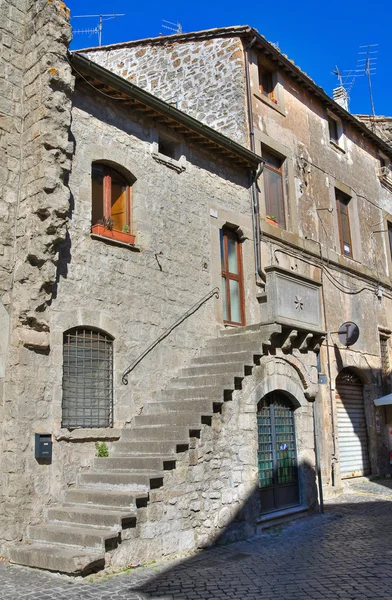 Alleyway. Viterbo. Lazio. İtalya. — Stok fotoğraf