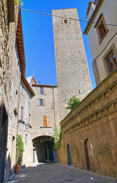 Para o beco. Viterbo. Lazio. Itália . — Fotografia de Stock