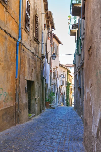 Une ruelle. Viterbe. Latium. Italie . — Photo