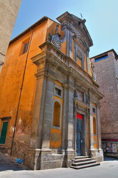 聖マリア ・ デル ・ suffragio の教会。ヴィテルボ。ラツィオ州。イタリア. — ストック写真