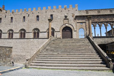 Papal Palace. Viterbo. Lazio. Italy. clipart