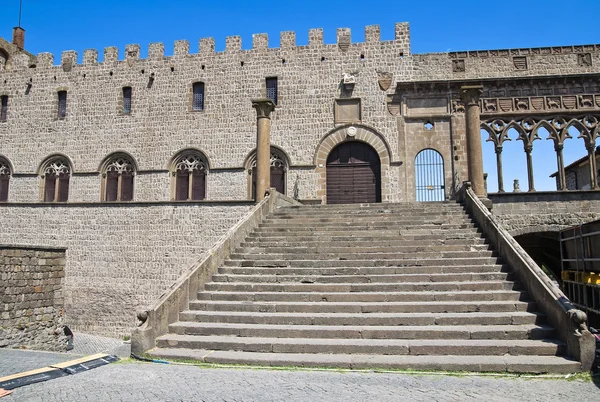 Palais pontifical. Viterbe. Latium. Italie . — Photo