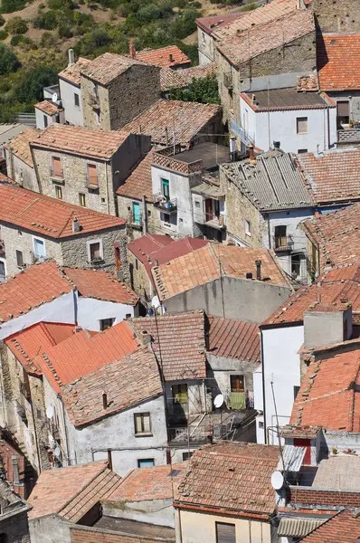 Vue panoramique sur Valsinni. Basilicate. Italie . — Photo